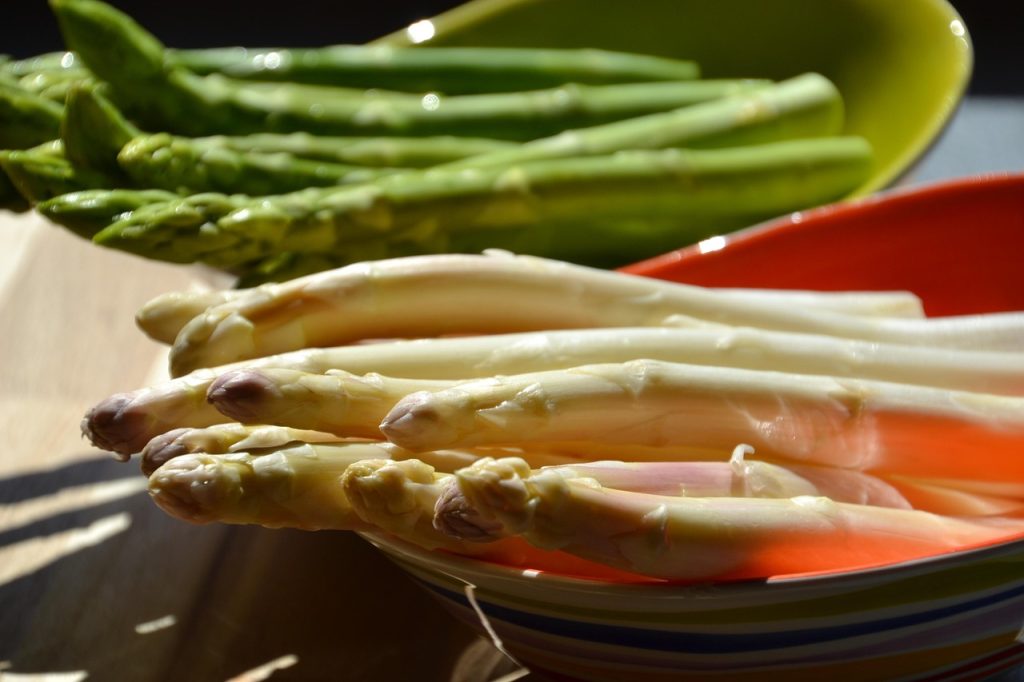 asparagus, green, white, vegetables, healthy, food, nature, asparagus time, cook, vegetarian, vegan, spring, fresh, key
