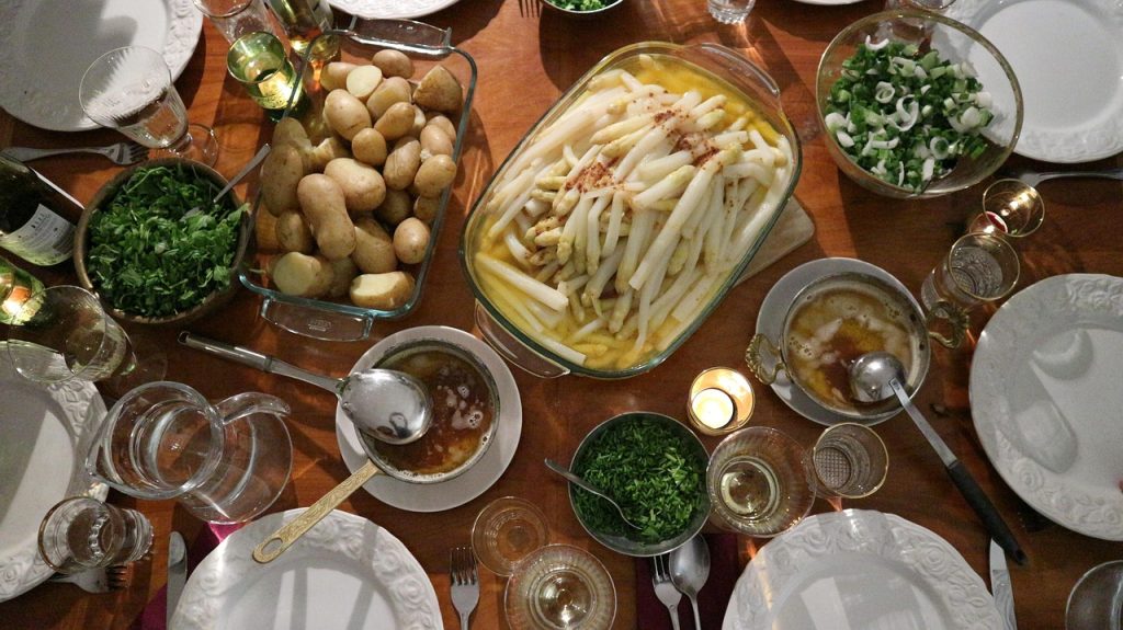 asparagus, table, potato, set table, hollandaise, asparagus dish, butter, potatoes, green asparagus, meal, cook, asparagus time, eating asparagus, enjoy the meal, german, kitchen, hollandaise, hollandaise, hollandaise, hollandaise, hollandaise, german